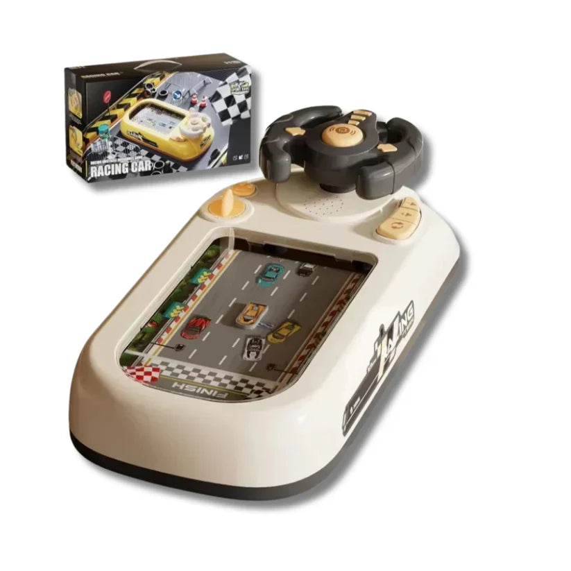 Caixa de jogo de corridas para crianças