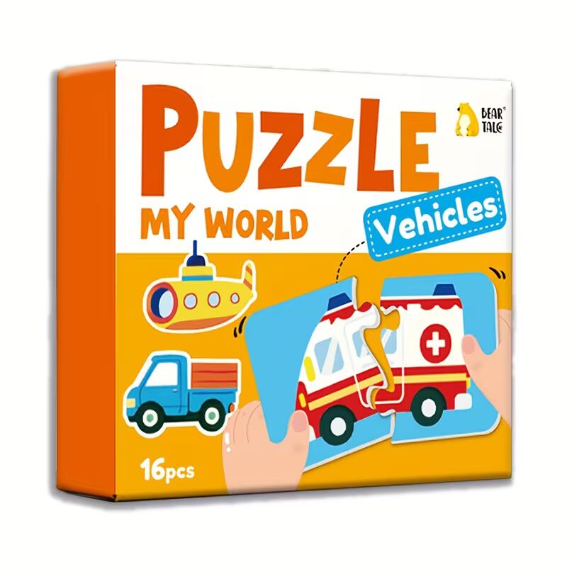 Puzzle educativo colorido para crianças