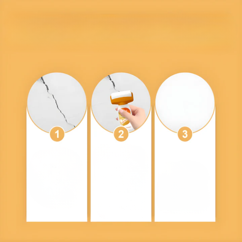 Rolo de tinta para paredes para retoques rápidos