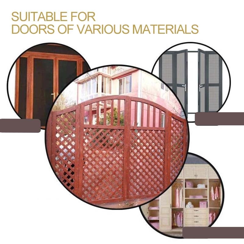 Dobradiças Automáticas para Portas – Fecho Silencioso, Seguro para Crianças e Animais de Estimação