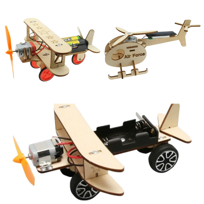 Brinquedos técnicos criativos feitos à mão