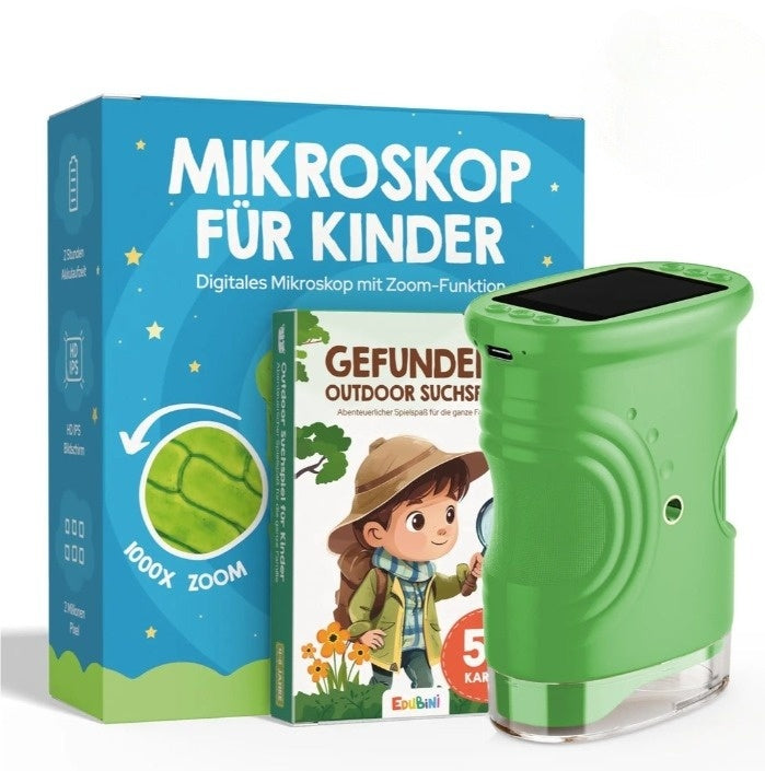 Microscópio digital infantil para explorações/descobertas