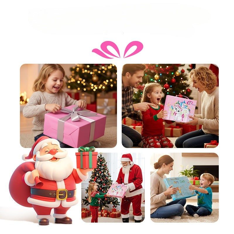 Conjunto de arte criativa de luxo para crianças