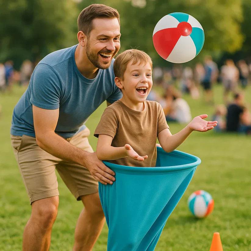 Jogo de apanhar bolas para toda a família