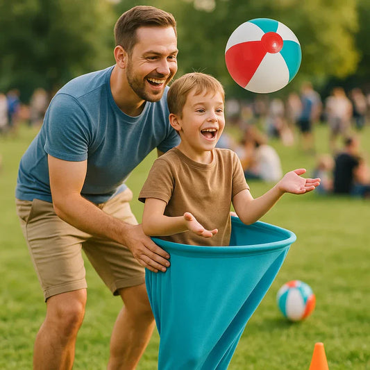 Jogo de apanhar bolas para toda a família