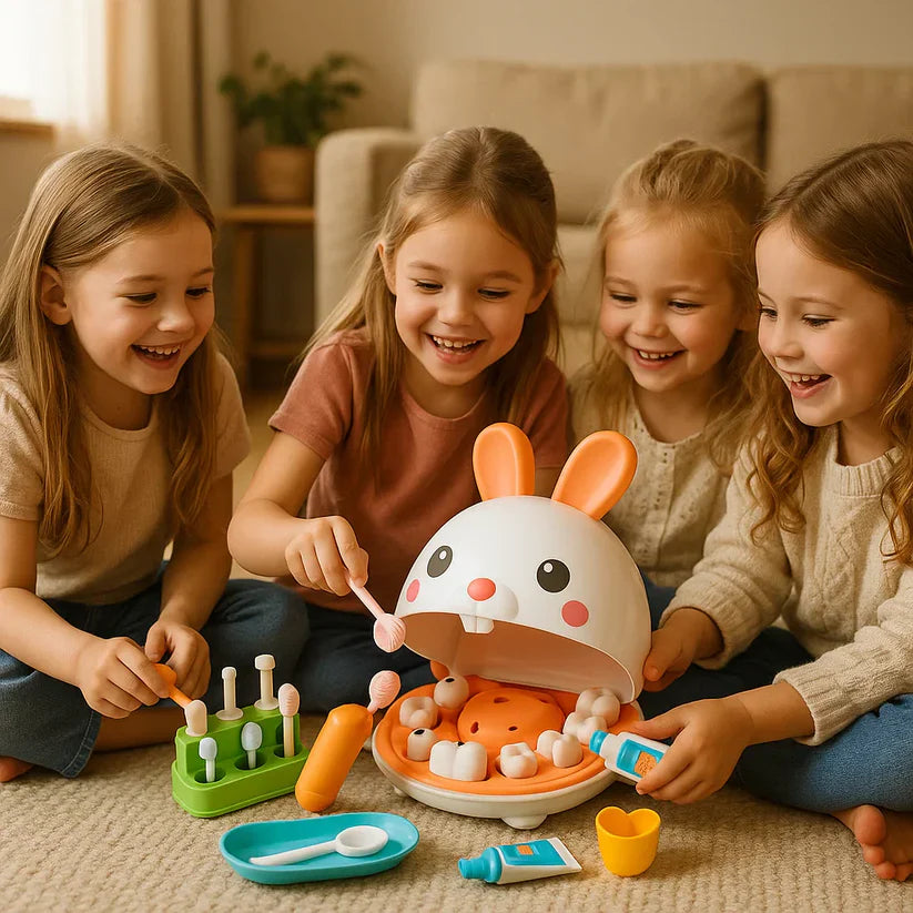 Mini kit de dentista para crianças