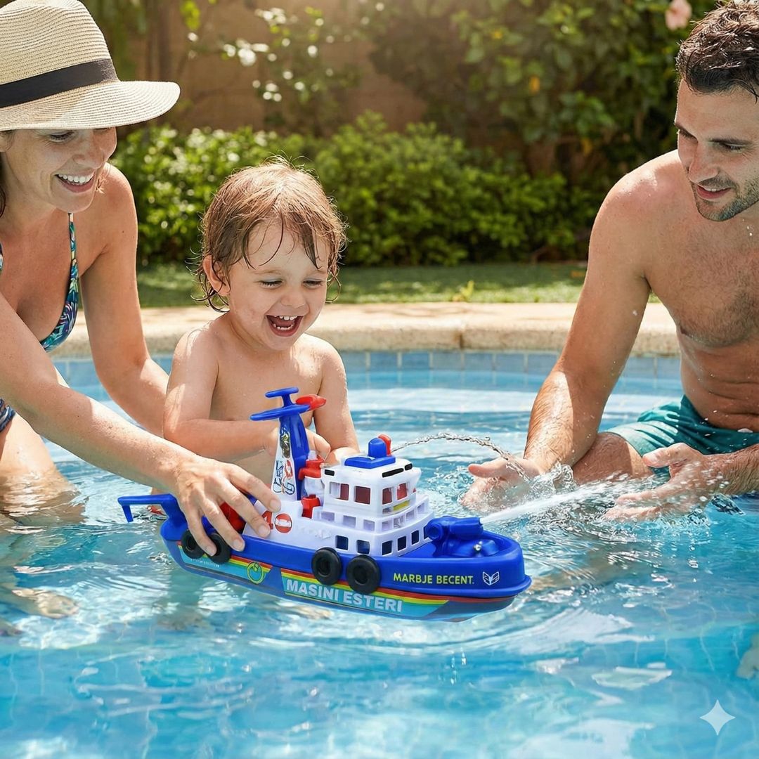 Barco de Aventuras Aquáticas – Brinquedo Interativo para Crianças
