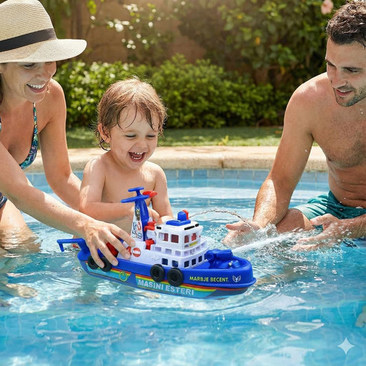 Barco de Aventuras Aquáticas – Brinquedo Interativo para Crianças
