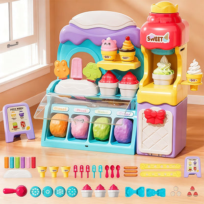 Conjunto infantil: kit para fazer gelados
