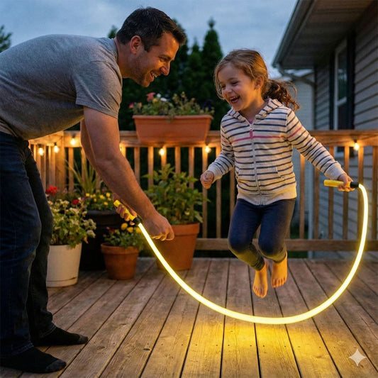 Corda de saltar LED luminosa