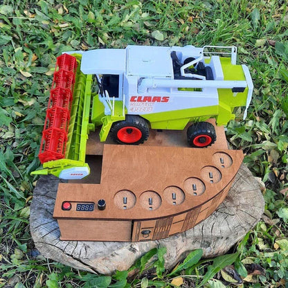 Green-Maxi: doseador automático de shots com design de ceifeira-debulhadora