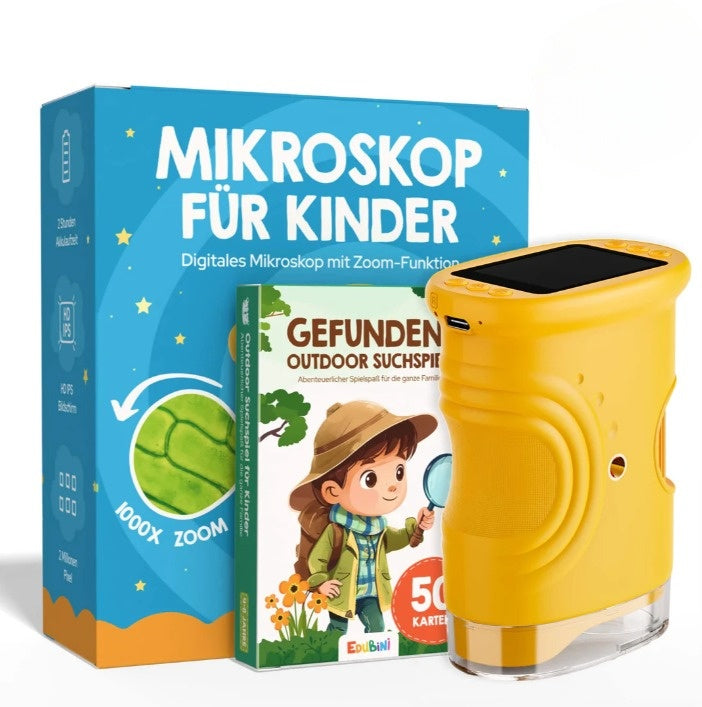 Microscópio digital infantil para explorações/descobertas