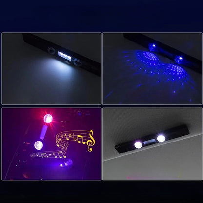 Iluminação interior RGB sem fios – as cores acompanham a música