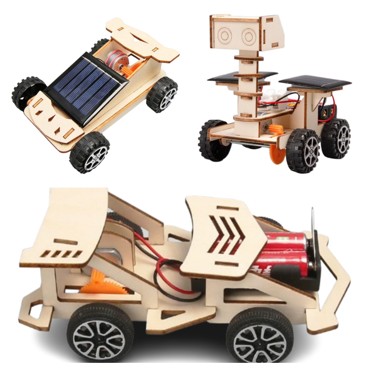 Brinquedos técnicos criativos feitos à mão