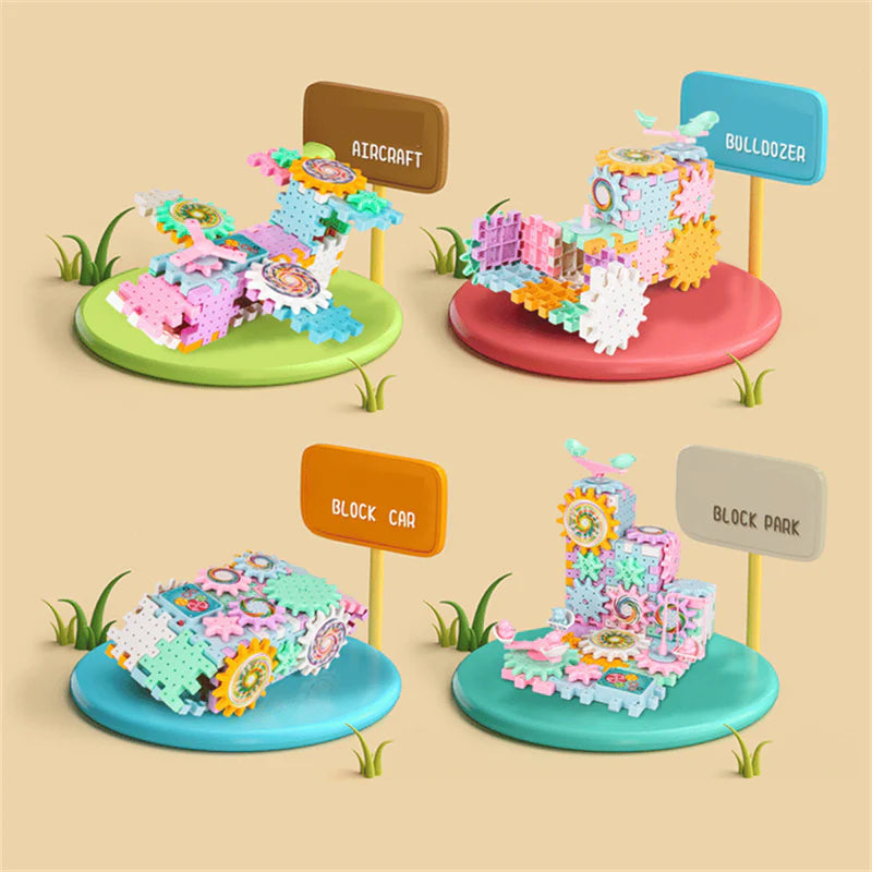 Blocos de construção elétricos para desenvolver a criatividade e as competências dos mais pequenos