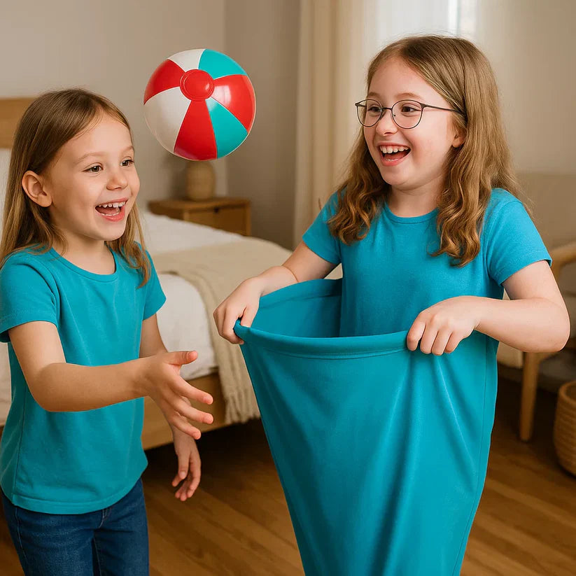 Jogo de apanhar bolas para toda a família