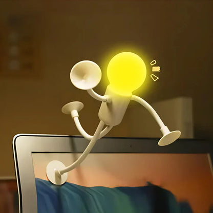 Candeeiro nocturno com figura flexível