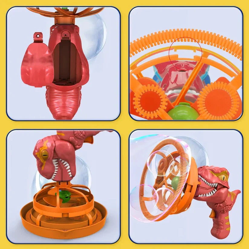 Canhão de bolhas dinossauro – um brinquedo perfeito para qualquer criança