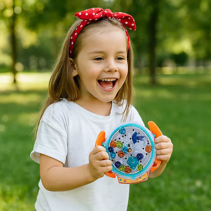 Roda labirinto 3D – jogo para desenvolver destreza e habilidades