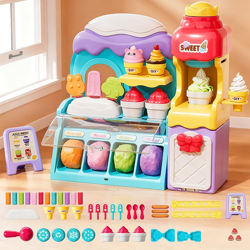 Conjunto infantil: kit para fazer gelados