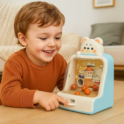 Mini máquina de basquetebol para crianças