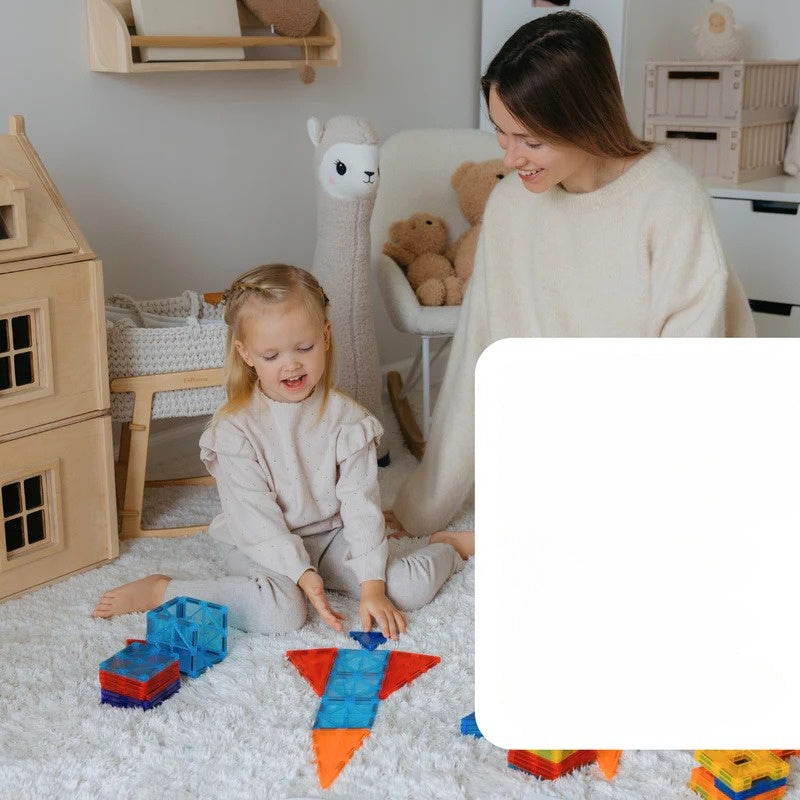 Placas magnéticas de construção para crianças – criatividade e desenvolvimento de competências