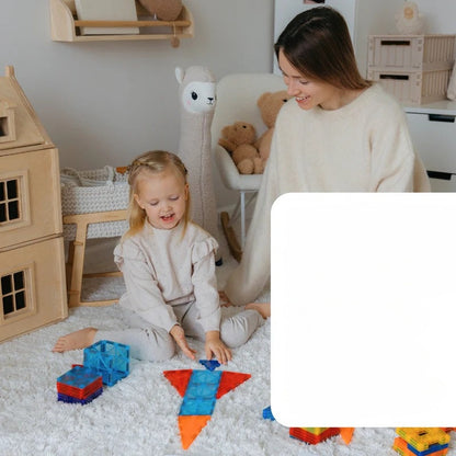 Placas magnéticas de construção para crianças – criatividade e desenvolvimento de competências