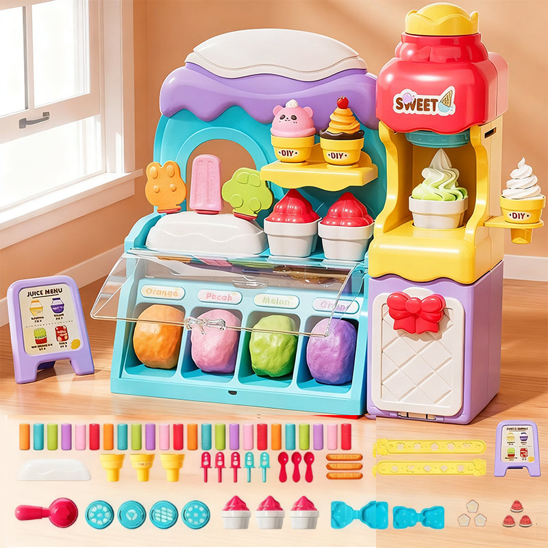 Conjunto infantil: kit para fazer gelados
