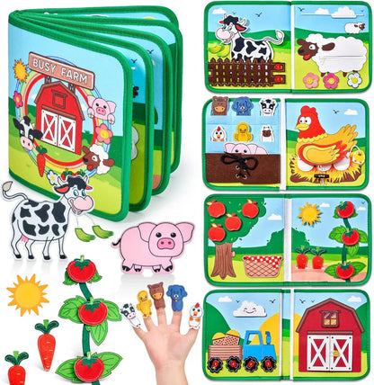 Livro educativo de atividades – aprender a brincar