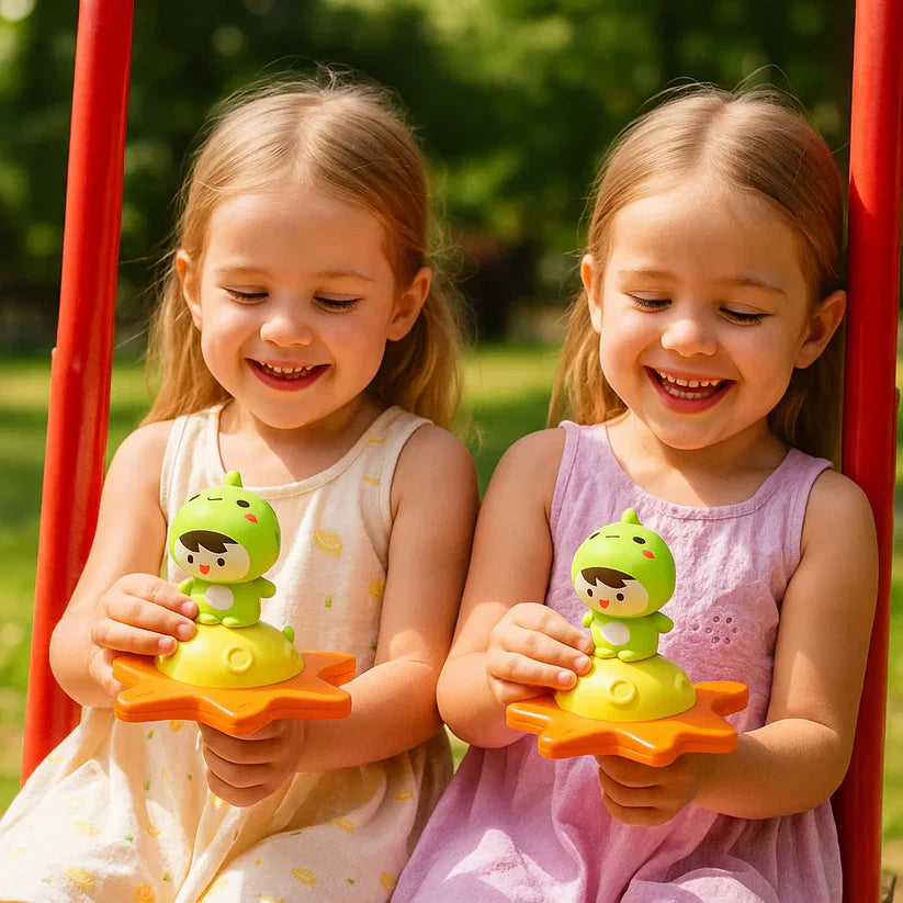 Spinner Montessori com ventosa – Brinquedo educativo giratório