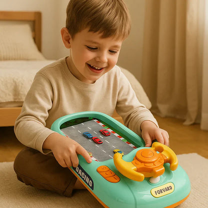 Caixa de jogo de corridas para crianças