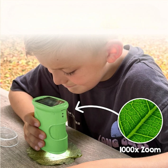 Microscópio digital infantil para explorações/descobertas