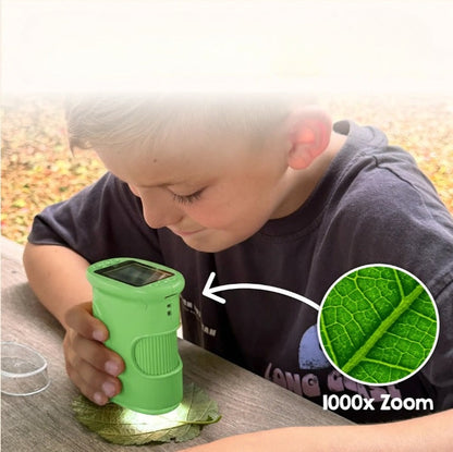 Microscópio digital infantil para explorações/descobertas