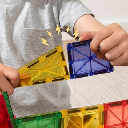 Placas magnéticas de construção para crianças – criatividade e desenvolvimento de competências