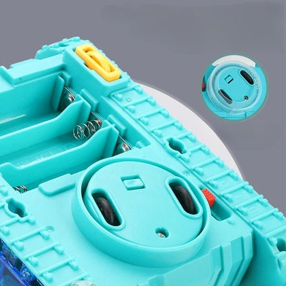 Escavadora musical dançante com luzes brilhantes