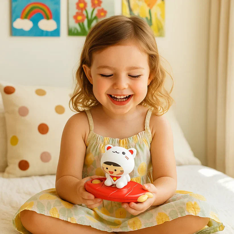 Spinner Montessori com ventosa – Brinquedo educativo giratório