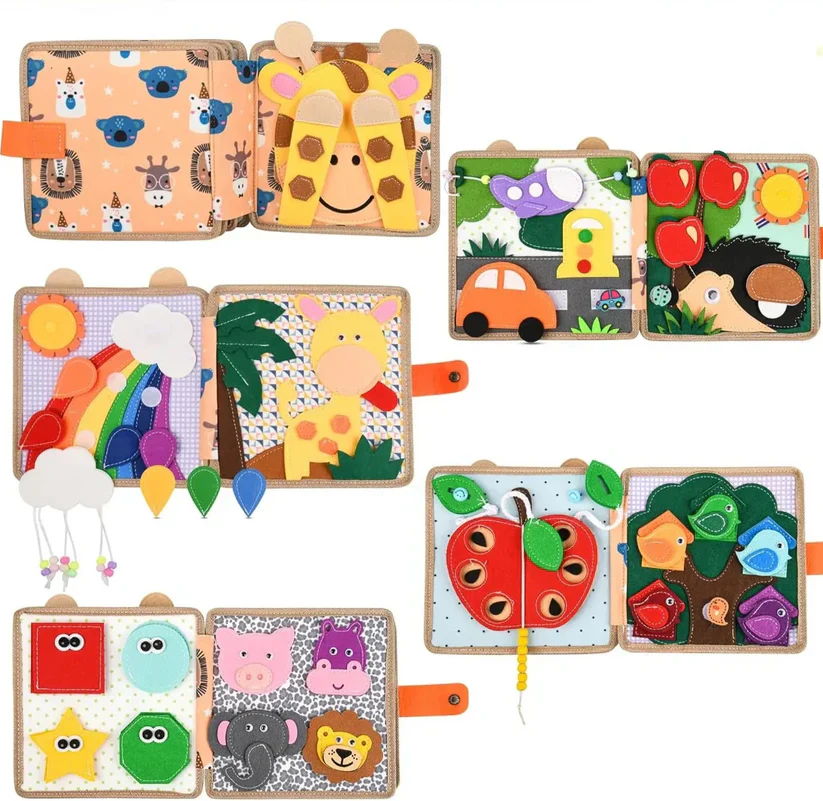 Livro educativo de atividades – aprender a brincar