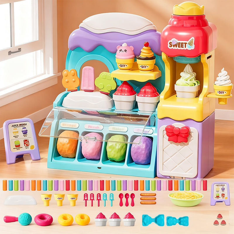 Conjunto infantil: kit para fazer gelados