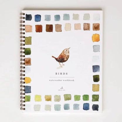 Livro de pintura em aguarela – perfeito para relaxar e aliviar o stress!