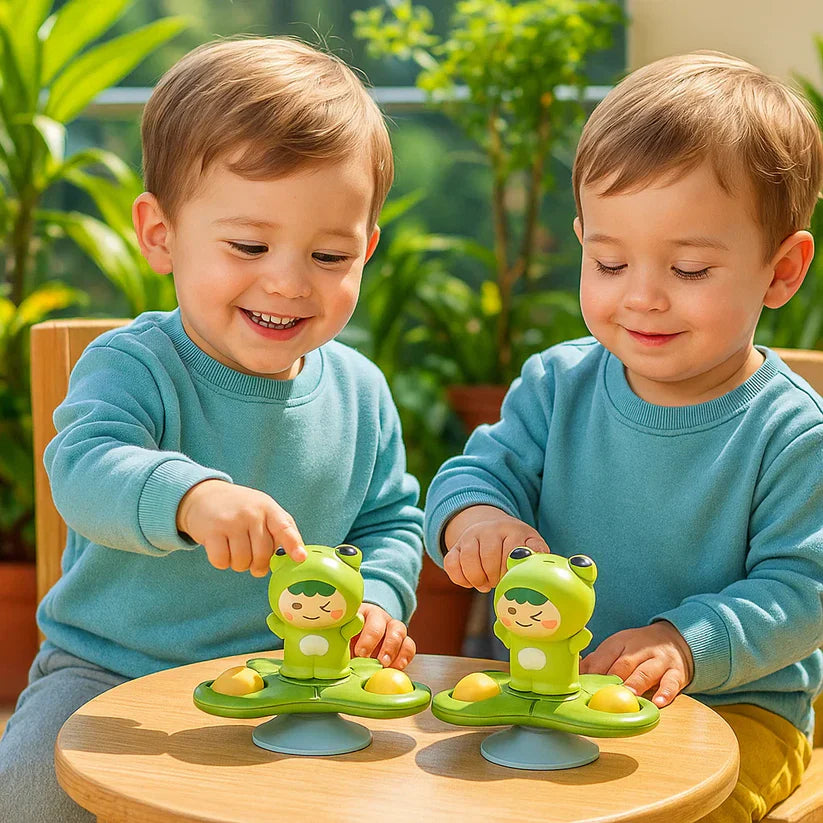 Spinner Montessori com ventosa – Brinquedo educativo giratório