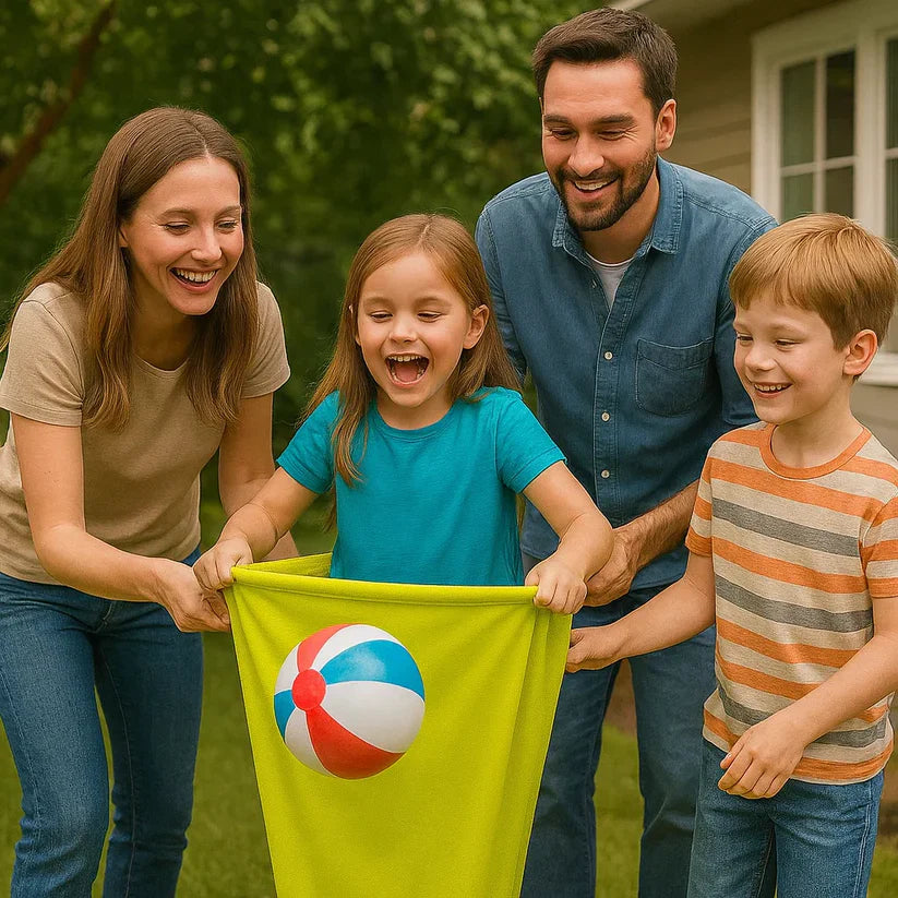 Jogo de apanhar bolas para toda a família