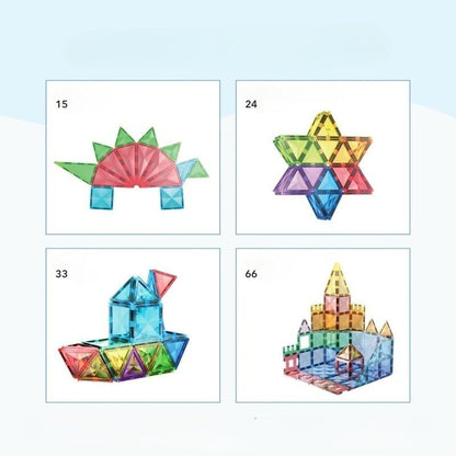 Placas magnéticas de construção para crianças – criatividade e desenvolvimento de competências