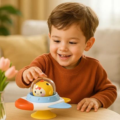 Spinner Montessori com ventosa – Brinquedo educativo giratório