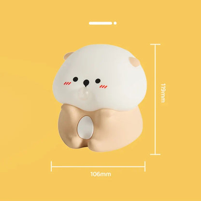 Lontra adorável – candeeiro de noite em silicone