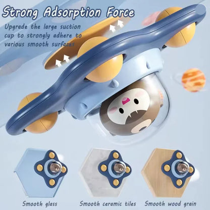 Spinner Montessori com ventosa – Brinquedo educativo giratório