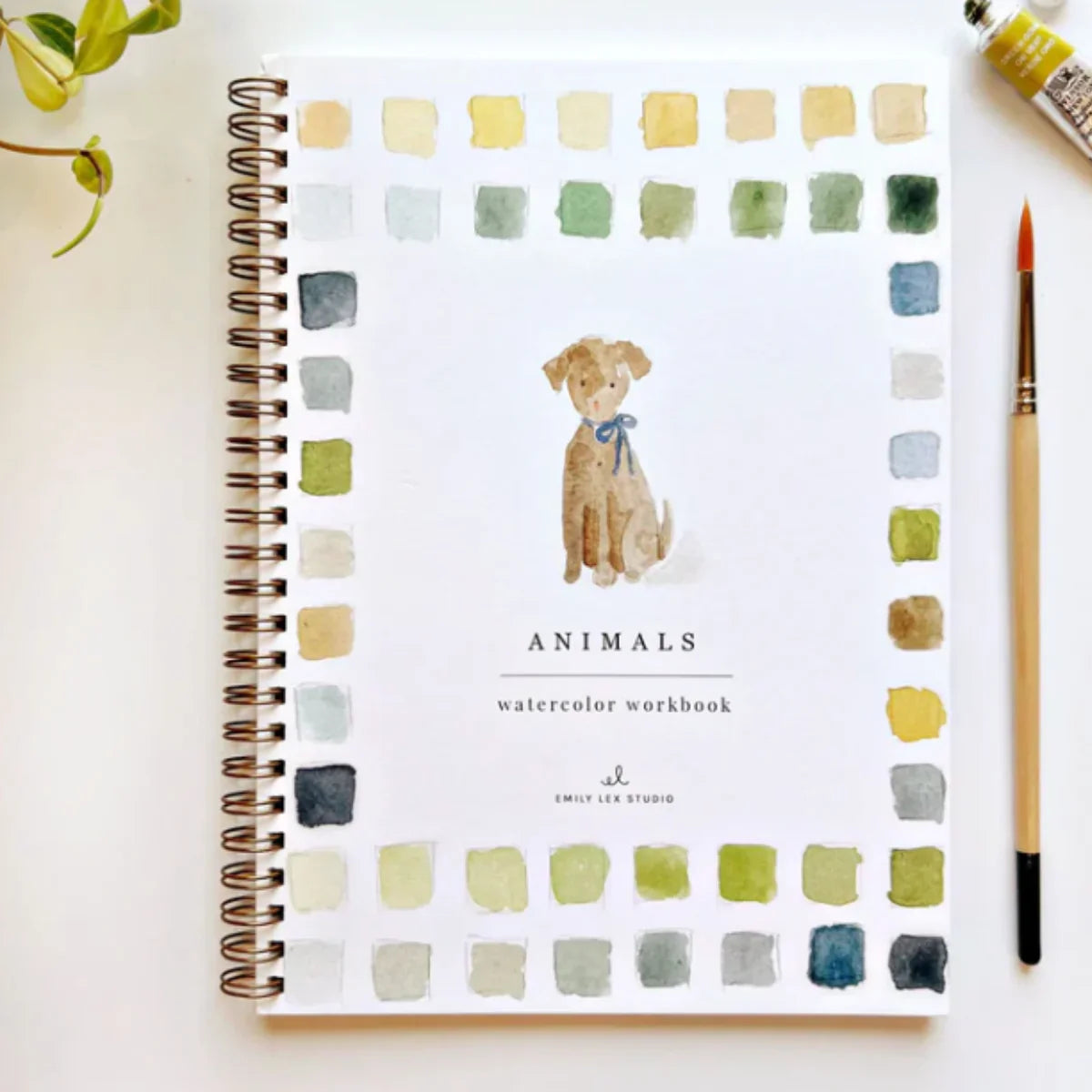 Livro de pintura em aguarela – perfeito para relaxar e aliviar o stress!