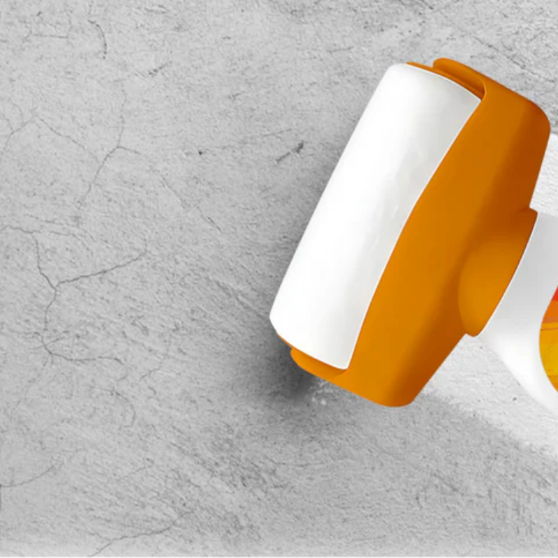 Rolo de tinta para paredes para retoques rápidos