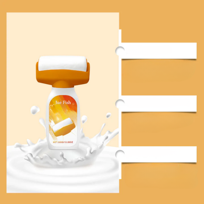 Rolo de tinta para paredes para retoques rápidos