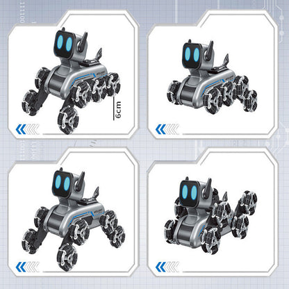 Robô acrobático inteligente – luzes, música e acrobacias a 360°