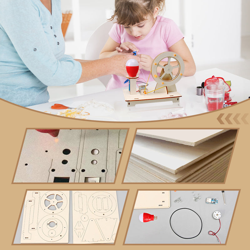 Brinquedos técnicos criativos feitos à mão